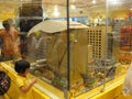 A huge lego model in a toy shop in Langham shopping mall, Mong Kok, Hong Kong Royalty Free Stock Photo