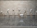 Display of Parthenon Sculptures at the British Museum in London, UK