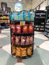 Display Rack of Lays Potato Chips Products