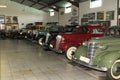 Display Room with Vintage Chevrolet Motorcars Royalty Free Stock Photo