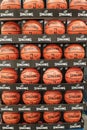 Display of Spalding Basketballs Royalty Free Stock Photo