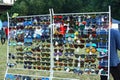 Display with sunglasses at an open-air-market Royalty Free Stock Photo