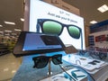 Facebook Meta Ray Ban Glasses AI AR Virtual Reality Smart Device Display Demo At Target Royalty Free Stock Photo