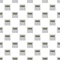Display timer pattern seamless vector Royalty Free Stock Photo