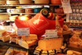 Display of traditional Dutch cheese, Amsterdam, the Netherlands Royalty Free Stock Photo