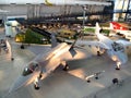 Displays in Air and Space Museum Royalty Free Stock Photo