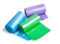 Disposable bags rolls Royalty Free Stock Photo