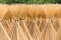 Disposable chopsticks making scene Royalty Free Stock Photo