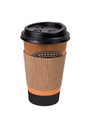 Disposable coffee cup Royalty Free Stock Photo