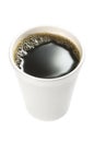 Disposable coffee cup. Royalty Free Stock Photo
