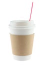 Disposable coffee cup Royalty Free Stock Photo