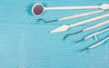 Disposable dental instruments. Royalty Free Stock Photo