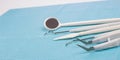 Disposable dental instruments. Royalty Free Stock Photo