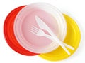 Disposable dishware Royalty Free Stock Photo