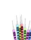 Disposable Medical Syringes Royalty Free Stock Photo