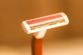 Disposable plastic shaving razor Royalty Free Stock Photo