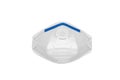 Disposable Respirator Mask FFP3, FFP2. Protection against Covid-19, particles, gases. Fine dust medical mask FFP 3 with breathing Royalty Free Stock Photo