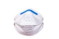 Disposable Respirator Mask FFP3, FFP2. Protection against Covid-19, particles, gases. Fine dust medical mask FFP 3 with breathing Royalty Free Stock Photo