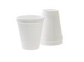 Disposable styrofoam cups