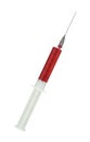 Disposable syringe with liquid Royalty Free Stock Photo