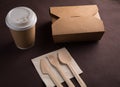 Disposable table wares Royalty Free Stock Photo