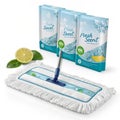 Disposable Wet Mop Pad Pack with Fresh Scent Royalty Free Stock Photo