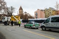 Disposal of a WW2 bomb in Augsburg, Germany