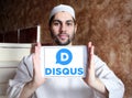 Disqus company logo Royalty Free Stock Photo