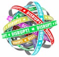 Disrupt Change Upset Status Quo Loop Process Royalty Free Stock Photo