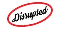 Disrupted rubber stamp Royalty Free Stock Photo