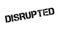 Disrupted rubber stamp Royalty Free Stock Photo