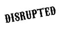 Disrupted rubber stamp Royalty Free Stock Photo