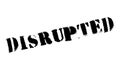 Disrupted rubber stamp Royalty Free Stock Photo