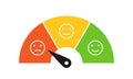 Dissatisfied customer icon. Clipart image