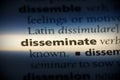 Disseminate