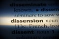Dissension