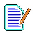 Dissertation, document, essay icon