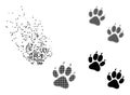 Dissolving Dot and Original Tiger Fingerprints Icon