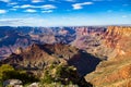 Distant Colorado river in Grand Canyon Royalty Free Stock Photo