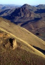 Distant Desert Hills Slope Shadows