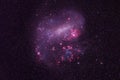 A distant galaxy in deep space. Elements of this image were furnished by NASA Royalty Free Stock Photo