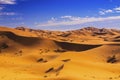 North Sahara Distant Desert Landscape Royalty Free Stock Photo