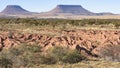 Distant mountains with eroded foreground in the Eastern Cape region of South Africa, near to Cradock.