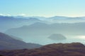 Distant Mountains And Lake