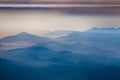 Distant mountains view Royalty Free Stock Photo