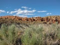 Distant panorama Arches National Park, Utah, USA Royalty Free Stock Photo
