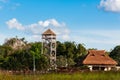 Distant shot of Coba ruins in Mexico Royalty Free Stock Photo