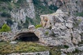 Cave under the town of Matera, Basilicata, Italy Royalty Free Stock Photo