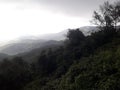 Distant Sunshine over Amboli hills in Sahyadri mountain range