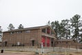 Distant view Augusta Fire department 20 walls and windows